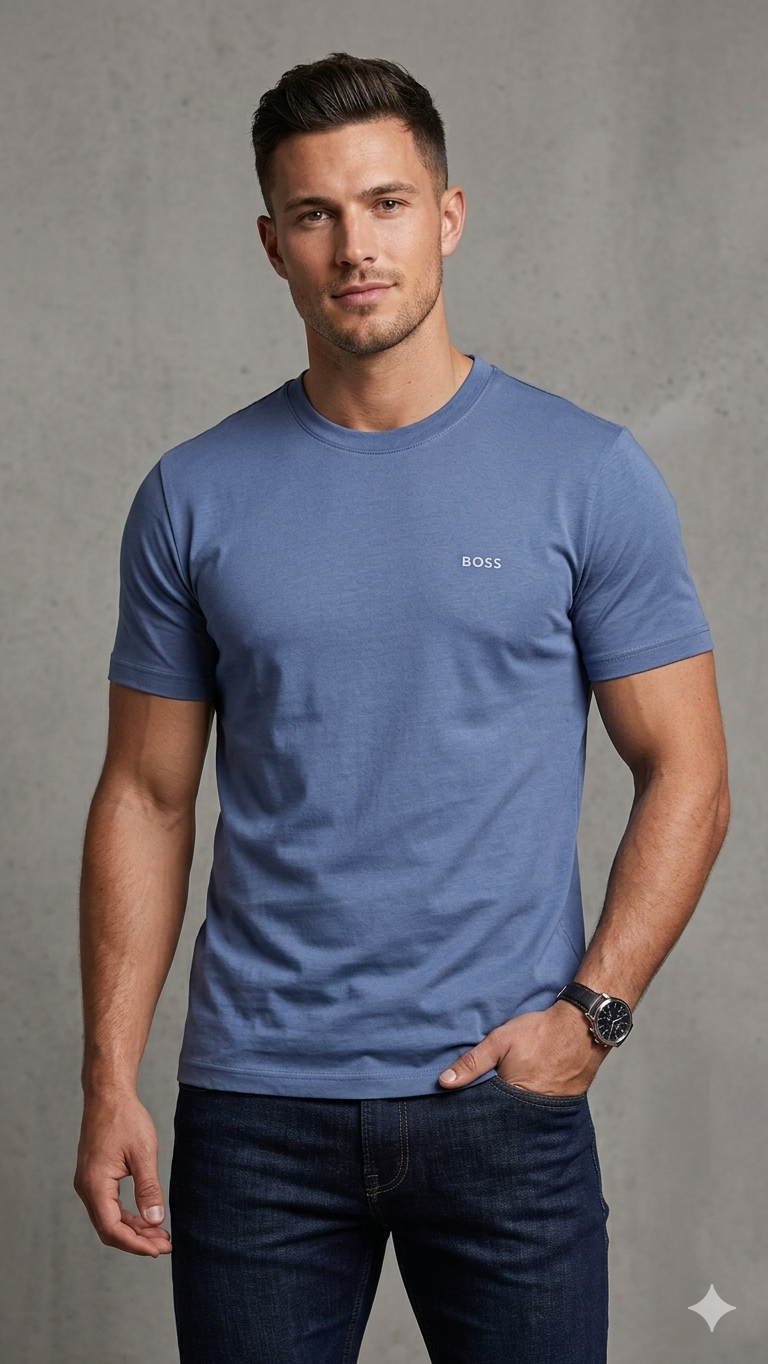 Camiseta Hugo Boss Gola Careca