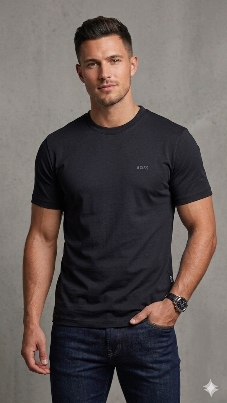 Camiseta Hugo Boss Gola Careca